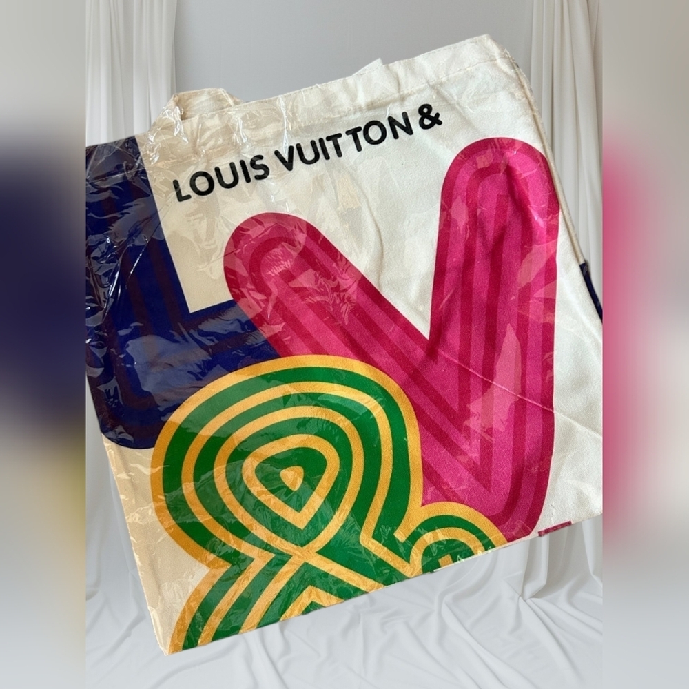 NEW Limited Edition Louis VUITTON Shenzhen Museum Exhibit Canvas Tote Bag - Picture 5 of 7
